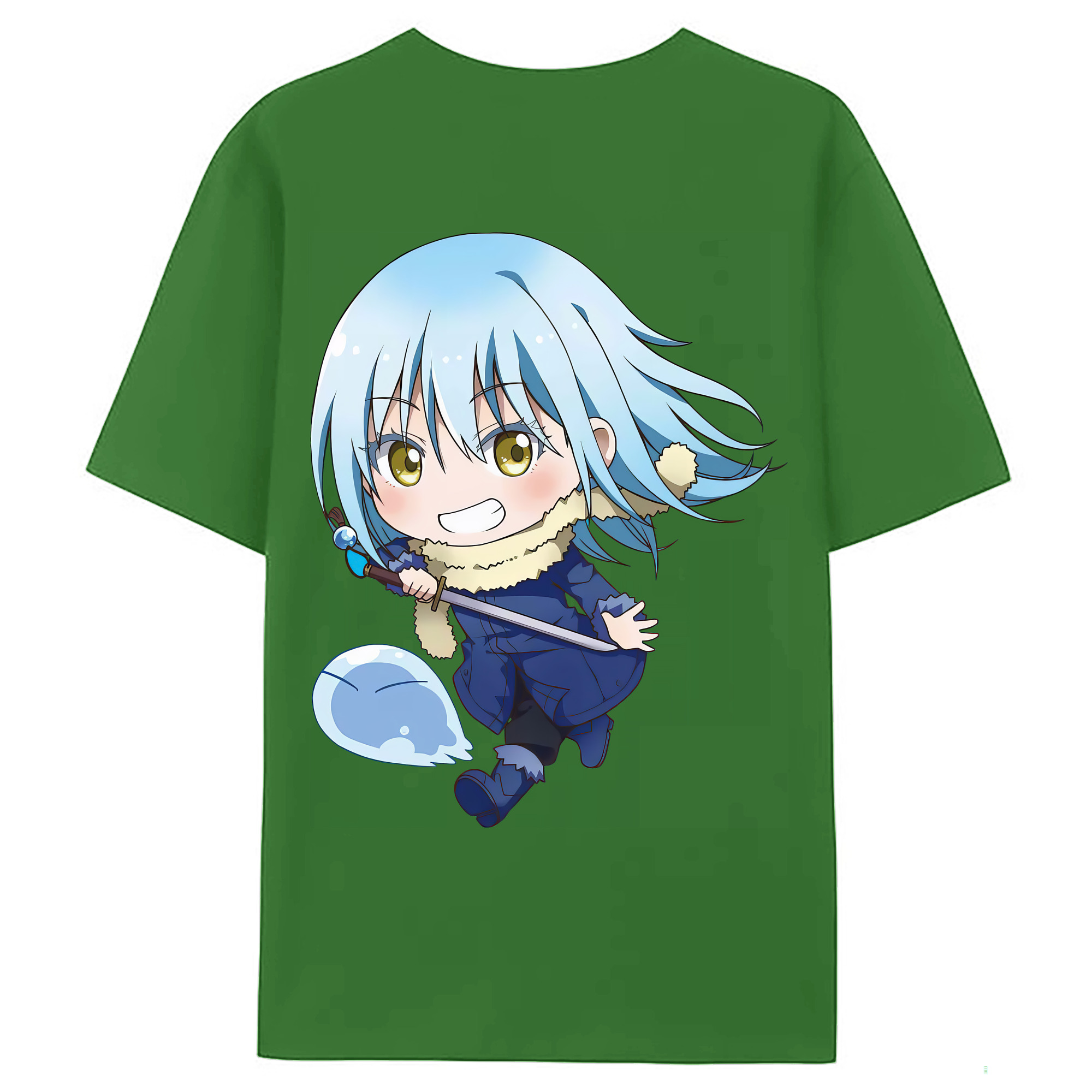 （画像用） 転スラ Regarding Reincarnated to Slime レディース半袖Tシャツ(バックプリント)